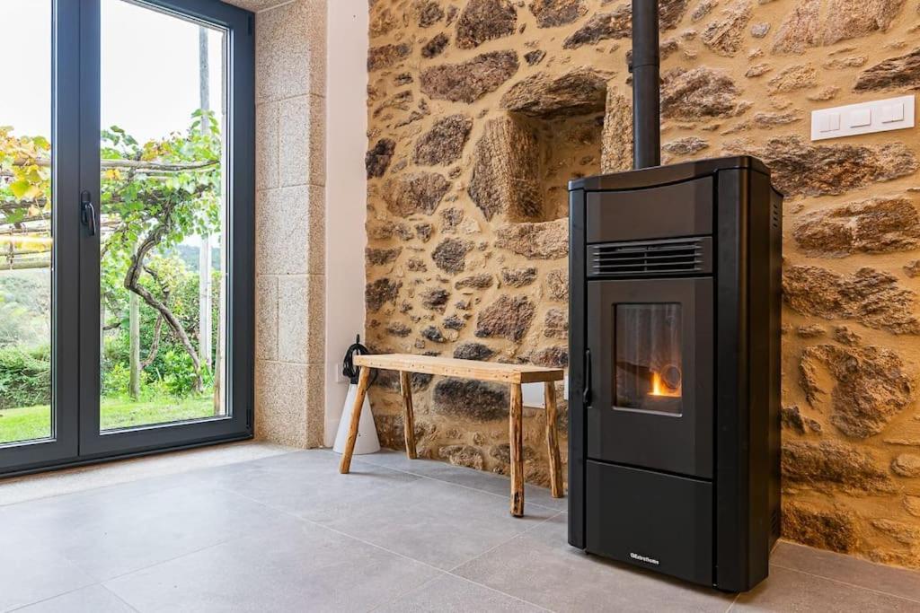 A Casa De Abaixo, Aloxamento Rural Villa Vedra Bagian luar foto