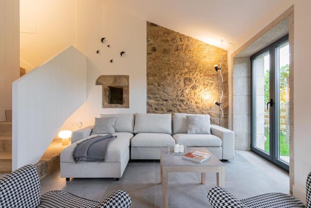 A Casa De Abaixo, Aloxamento Rural Villa Vedra Bagian luar foto