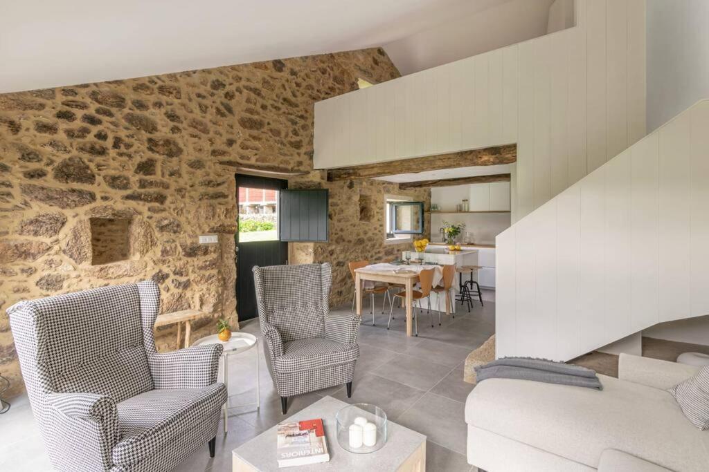 A Casa De Abaixo, Aloxamento Rural Villa Vedra Bagian luar foto